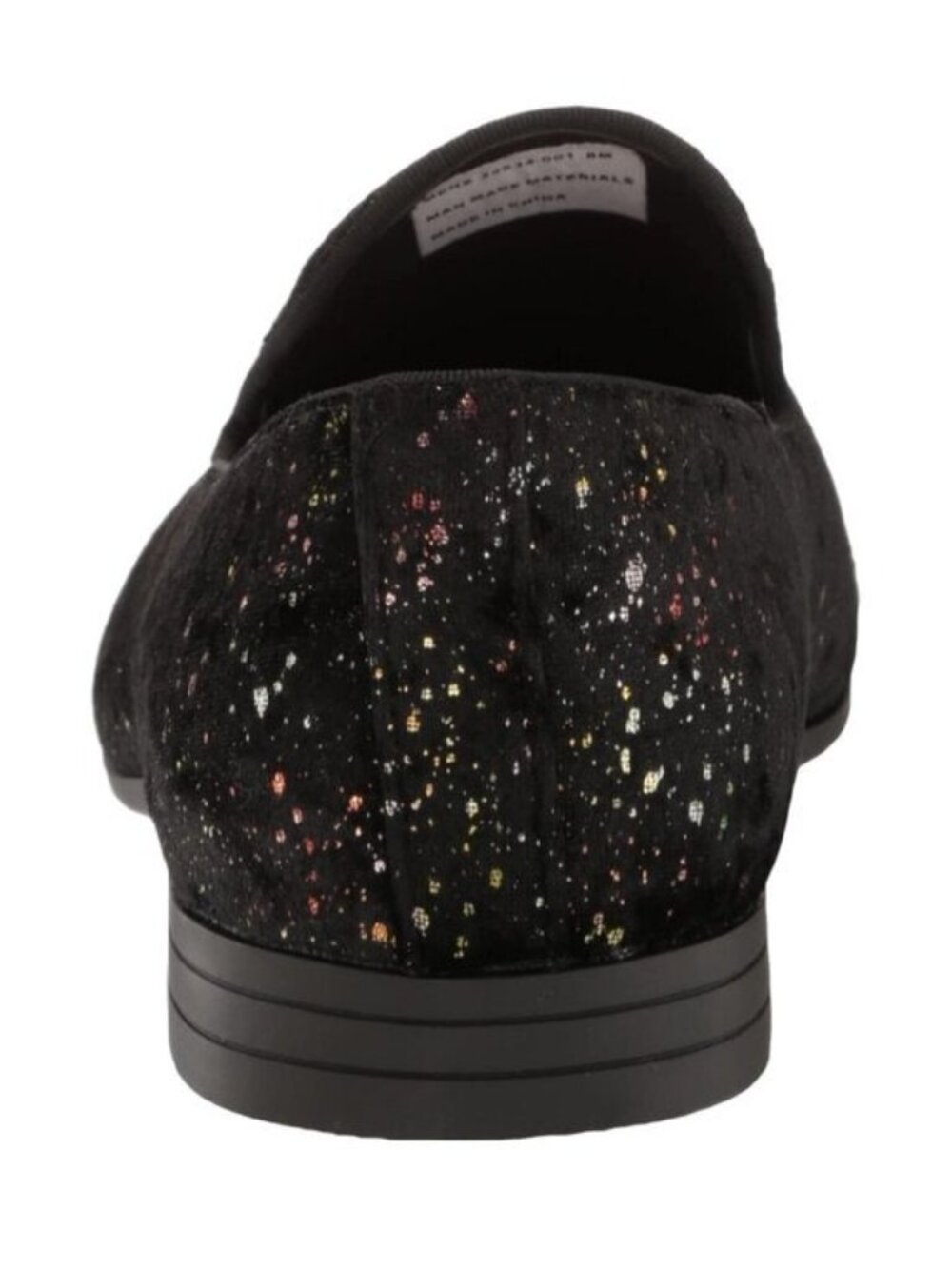 New Stacy Adams Stellar Black Glitter Slip-On Loafers Men’s - Picture 3 of 8